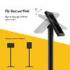 Beelta Tablet Kiosk Floor Stand, Anti-Theft, Rotate Lockable Metal Tablet Enclosure+Aluminum Pole+Metal Base, Compatible with 10.9" iPad 10th, Pro 11" 1 2 3 4, Air 4 5, Air 11"(M2/M3), iPad 11"(A16) view 4