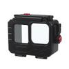 NovelGoal Aluminum Alloy 80 Meters Diving Waterproof Housing Case Underwater Vlog Shell Protective Frame Compatible with Gopro 13 12 11 10 9 Action Camera (Waterproof case only,Standard) view 1