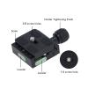 Aluminum Alloy Quick Release Clamp for Arca Cameras with 3 Bubble Levels, 3/8 to 1/4 Inch Thread, 50mm Length view 2