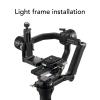Aluminum Alloy Quick Release Clamp for Arca Cameras with 3 Bubble Levels, 3/8 to 1/4 Inch Thread, 50mm Length view 3