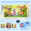 Yosfeng Instant Print Camera for Kids - Christmas Birthday Girls Boys Gifts for Age 3 4 5 6 7 8 9 10 Year Old, 2.4 Inch Screen Kids Instant Camera, Kid Digital Video Dual Cameras with 32 GB SD Card view 3