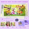 Yosfeng Instant Print Camera for Kids - Christmas Birthday Girls Gifts for Age 3 4 5 6 7 8 9 10 Year Old, 2.4 Inch Screen Kids Instant Camera, Toddler Camera Toys for Age 3-12 with 32 GB SD Card view 3
