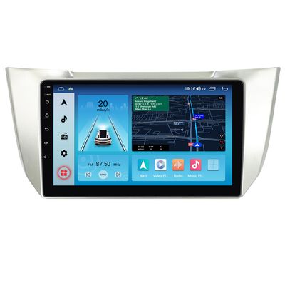 Car Stereo Radio for RX300 RX330 RX350 RX400H 2 2003-2009 Android 13 Touch Screen Head Unit GPS Navigation with Carplay & Android Auto Bluetooth IPS Screen 8-Core 4GB RAM+64GB ROM -FELLOSTAR