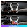 Car Stereo Radio for RX300 RX330 RX350 RX400H 2 2003-2009 Android 13 Touch Screen Head Unit GPS Navigation with Carplay & Android Auto Bluetooth IPS Screen 8-Core 4GB RAM+64GB ROM -FELLOSTAR view 3