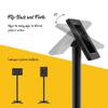Beelta Tablet Floor Stand Compatible with 10.2" iPad 7 8 9, Rotate Lockable Metal Tablet Enclosure+Aluminum Pole+Metal Base - BSF302BT view 4