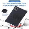 AKNICI Case for DOOGEE U11/DOOGEE U11 Pro/Blackview Tab 90WiFi/Blackview Tab 90 WiFi/Blackview Tab 90 Tablet 11 inch, Soft Silicone Protective Cover with Adjustable Kickstand, Black view 4