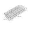 2pcs Cable Management Box with 20 Wire Ties,Cord Organizer Box to Hide Cable,Stackable Clear Power Cord Organizer with 7 Compartments Electronics Organizer for Office Home view 2