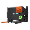 GREENCYCLE Compatible for PTouch Label Maker Tape TZe-B21 TZ-B21 Black on Fluorescent Orange TZe TZ 9mm 0.35'' Laminated Label Tape for PT-D210 PT-D220 PT-D200 PT-H110 PT-D400 view 1