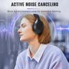 FIFINE Wireless Bluetooth Headphones, Over-Ear Noise Canceling Headphones with Soft Earmuffs, Up to 65H Playtime for Music, Phone Calls, Sport Travel Headset for iPhone/Android/Tablet-X3 Black view 2