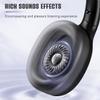 FIFINE Wireless Bluetooth Headphones, Over-Ear Noise Canceling Headphones with Soft Earmuffs, Up to 65H Playtime for Music, Phone Calls, Sport Travel Headset for iPhone/Android/Tablet-X3 Black view 3