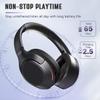 FIFINE Wireless Bluetooth Headphones, Over-Ear Noise Canceling Headphones with Soft Earmuffs, Up to 65H Playtime for Music, Phone Calls, Sport Travel Headset for iPhone/Android/Tablet-X3 Black view 4