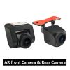 AR Front Camera Or Rear Camera Reversing Backup View Camera Parking Assist Wide Dynamic Range Full 1080P Display(Front Plus Rear CAM) view 3