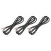 MECCANIXITY 3pcs Replacement 5.5mm x 2.1mm Right Angle 90 Degree DC Power Male Plug Jack to Bare Wire Open End Connector Adapter Pigtail Power Cable Cord for DC Surveillance Camera, 1m view 1