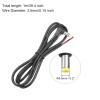 MECCANIXITY 3pcs Replacement 5.5mm x 2.1mm Right Angle 90 Degree DC Power Male Plug Jack to Bare Wire Open End Connector Adapter Pigtail Power Cable Cord for DC Surveillance Camera, 1m view 2