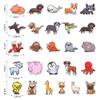 100PCS Animal Stickers for Kids, Waterproof Vinyl Animal Decals, Kawaii Pet Stickers for Kids Teens Adults, Cute Stickers for Water Bottle Laptop Scrapbook, Teacher Student Classroom Prizes Gifts view 2