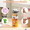 100PCS Animal Stickers for Kids, Waterproof Vinyl Animal Decals, Kawaii Pet Stickers for Kids Teens Adults, Cute Stickers for Water Bottle Laptop Scrapbook, Teacher Student Classroom Prizes Gifts view 4