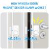 Door Window Alarm, Window Sensor Alarm for Home Safety, 120 DB Pool Door Alarm for Kids Safety view 3