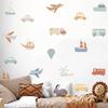 Cars Wall Stickers Transports Kids Room Wall Decor Peel and Stick Wall Decals for Boys Children's Room Nursery Bedroom Classroom view 1