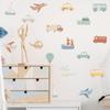 Cars Wall Stickers Transports Kids Room Wall Decor Peel and Stick Wall Decals for Boys Children's Room Nursery Bedroom Classroom view 2