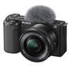 Sony ZV-E10 II + 16-50mm Lens, LED Light, Microphone, 128GB Extreme Speed, U-Grip, Filters, Tripod, Case, Software, & More  Pro Video Bundle (35pc) view 2