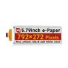 5.79inch E-Paper Display Module (G) Fits Raspberry Pi 5/4B/3B/Zero/Zero W/Zero 2W/Pico/Pico W/Pico WH/Jetson Nano/Arduino 792x272 Red/Yellow/Black/White E-Ink Display SPI Without Driver Board view 1