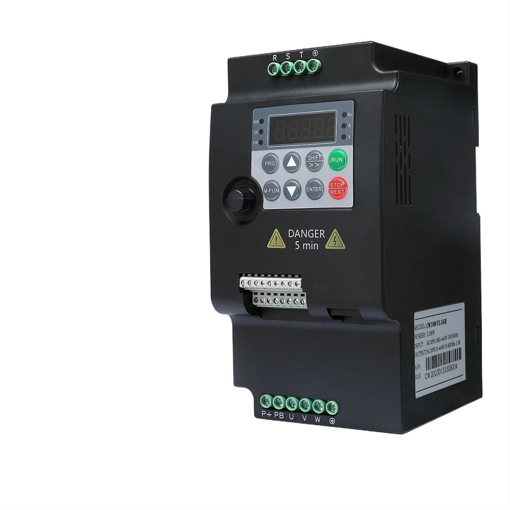 CSCPEXCZ 220V/380V 0.75KW 1.5KW 2.2KW 4KW 5.5KW Phase 3 Phase Frequency Converter/Adjustable Speed Drive/Frequency Inverter/VFD(4KW 380V 3PH-3PH), Universal