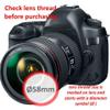 58MM UV Filter + Tulip Lens Hood for Canon EOS 77D 80D 90D Rebel T8i T7 T7i T6i T6s T6 SL2 SL3 DSLR Cameras with Canon EF-S 18-55mm f/3.5-5.6 is Lens view 2