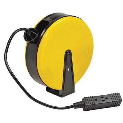 30 16/3 Retractable Cord Reel 3 Outlets 120VAC Voltage, Mfr: SL-800-A