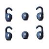 Silicone Eargels Earbuds Bluetooth Headset Ear Tips for Jabra Talk 45/Stealth/Boost Earhook Black view 1
