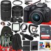 Canon EOS R10 Mirrorless Camera with RF 24-50mm f/4.5-6.3 is STM and EF 75-300mm f/4-5.6 III Lens + 64 GB Memory + Video LED Light + Mic + Mount Adapter for Canon R + More (32pc Bundle) (Renewed) view 1