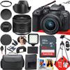 Canon EOS R10 Mirrorless Camera with Canon RF 24-50mm f/4.5-6.3 is STM Lens + 64 GB Memory + LED Light + Camera Case + Hood + Tripod + More (23pc Bundle) (Renewed) view 1