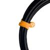 Wooden Camera Cine Magnetic Silicone Cable Ties, Cord Organizer, Set of 5 (Neon Orange, 175mm) view 3