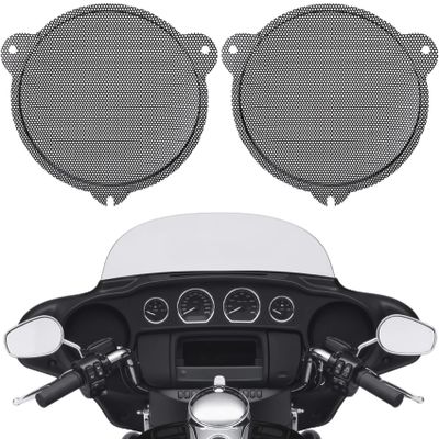 AC-MTORC 2014-2023 6.5" Batwing Fairing Mesh Speaker Grills Cover for Harley Touring Electra Glide Street Glide Trike Tri Glide Ultra Limited