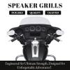 AC-MTORC 2014-2023 6.5" Batwing Fairing Mesh Speaker Grills Cover for Harley Touring Electra Glide Street Glide Trike Tri Glide Ultra Limited view 3