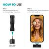 Movo VXR10 Shotgun Mic with WM-VXR10 Wireless Microphone Adapter and Tripod - for Lightning Compatible iPhones, iPads view 3