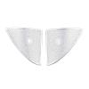 VNFEJEJR Fit for Benz S Class S320 S350 W222 Car Gate Door Loudspeaker Pad Audio Speaker Cover Trim Frame Sticker Accessories Door Audio Speaker Cover(Silver) view 1