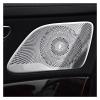 VNFEJEJR Fit for Benz S Class S320 S350 W222 Car Gate Door Loudspeaker Pad Audio Speaker Cover Trim Frame Sticker Accessories Door Audio Speaker Cover(Silver) view 2