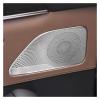 VNFEJEJR Fit for Benz S Class S320 S350 W222 Car Gate Door Loudspeaker Pad Audio Speaker Cover Trim Frame Sticker Accessories Door Audio Speaker Cover(Silver) view 3