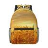 YQxwJL Wheat Field Print Laptop Backpack,Personal Item Travel Bag,Travel Backpack Carry On Flight Approved view 1