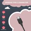 Bywulanda Upgrade USB Type C Kids Headphone for School, 94dB Safe Volume Limited, HD Stereo Sound, Foldable Lightweight On-Ear Headphones for Boys/Girls/Students/Tablet/Travel (Red Black) view 2
