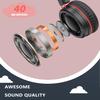 Bywulanda Upgrade USB Type C Kids Headphone for School, 94dB Safe Volume Limited, HD Stereo Sound, Foldable Lightweight On-Ear Headphones for Boys/Girls/Students/Tablet/Travel (Red Black) view 3