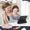 Bywulanda Upgrade USB Type C Kids Headphone for School, 94dB Safe Volume Limited, HD Stereo Sound, Foldable Lightweight On-Ear Headphones for Boys/Girls/Students/Tablet/Travel (Red Black) view 4