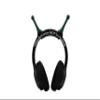 Small Alien Antenna for Headphones (Emerald Sparkle) view 1
