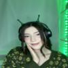 Small Alien Antenna for Headphones (Emerald Sparkle) view 3