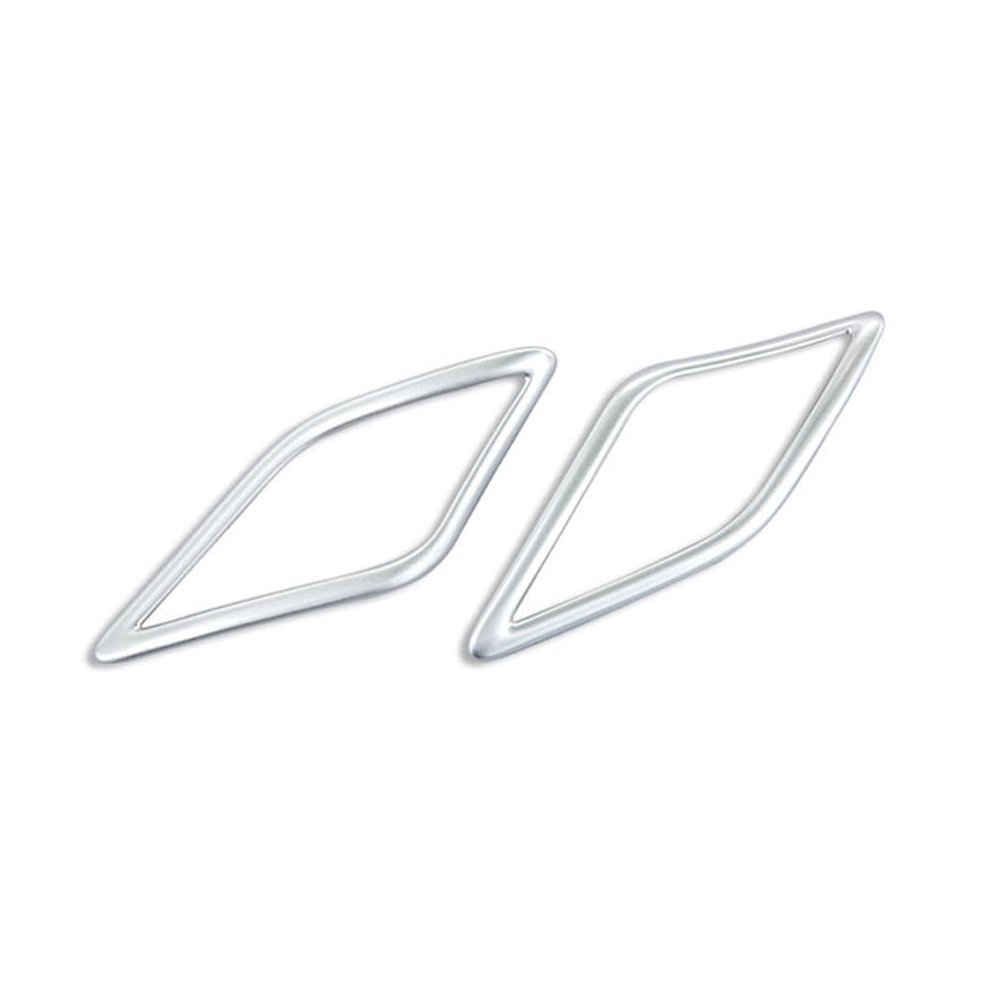 VNFEJEJR Fit for MG ZS Car Accessories 2017-2020 Car Door Speaker Cover Panel ABS Audio Stereo Sound Stickers Decoration Frame Styling Door Audio Speaker Cover(Silver)