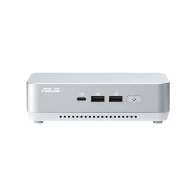 ASUS NUC 14 Pro+ Barebone with Intel 14thGen Core Ultra 7 155H (NPU Support), up to 96GB DDR5 RAM, Dual Storage, Thunderbolt 4, Wi-Fi 6E & Bluetooth 5.3, Silver Aluminum Chassis with VESA Mount