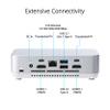 ASUS NUC 14 Pro+ Barebone with Intel 14thGen Core Ultra 7 155H (NPU Support), up to 96GB DDR5 RAM, Dual Storage, Thunderbolt 4, Wi-Fi 6E & Bluetooth 5.3, Silver Aluminum Chassis with VESA Mount view 4