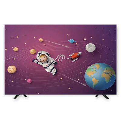 19-80in TV Dust Cover,Indoor TV Set Cover Monitor Anti-Static Stretch Fabrics Flat Screen Dust-Proof Protector Universal Cover(Size:80in(187x110cm),Color:C)