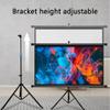 OUKEJNM Projector Screen Tripod Stand Wall Mount 2 in 1 Portable Projection Screen, Indoor/Outdoor 60/72-INCH Movie Screen, Easy to Clean(72inch-4:3) view 4