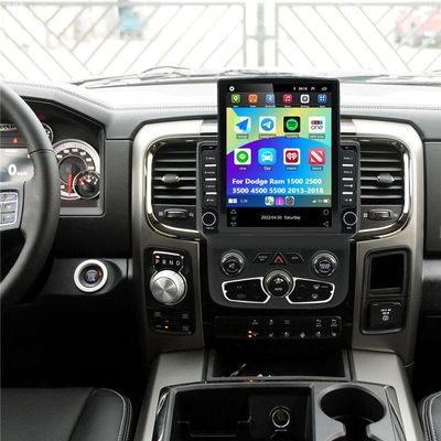[2GB+32GB] Car Stereo Radio for Dodge Ram 1500 2500 3500 4500 5500 2013-2018 with CarPlay Wireless Android Auto, Android 13 9.7 Inch Touch Screen Stereo with GPS Navigation/FM Radio/WiFi/USB